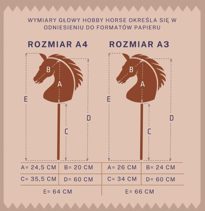 Tootiny Arklys ant pagaliuko HOPPIHORSE Hobby Horse A4 formato kamuoliukas