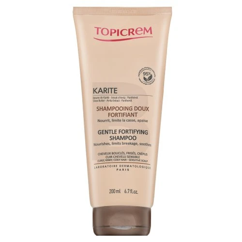 Topicrem Karité Gentle Fortifying Šampūnas stiprinamasis šampūnas garbanotiems plaukams, 200 ml