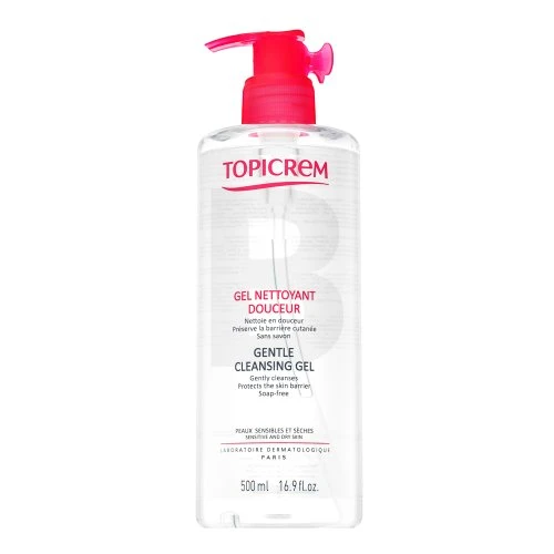Topicrem Gentle Cleansing Gel Dušo želė švelni valomoji dušo želė jautriai ir sausai odai, 500 ml