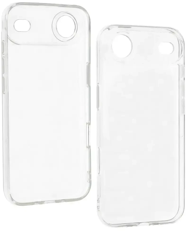Fusion Accessories „Topt Back“ 2 mm „Perfect“ dėklas, skirtas „Apple iPhone 17 AIR“, skaidrus
