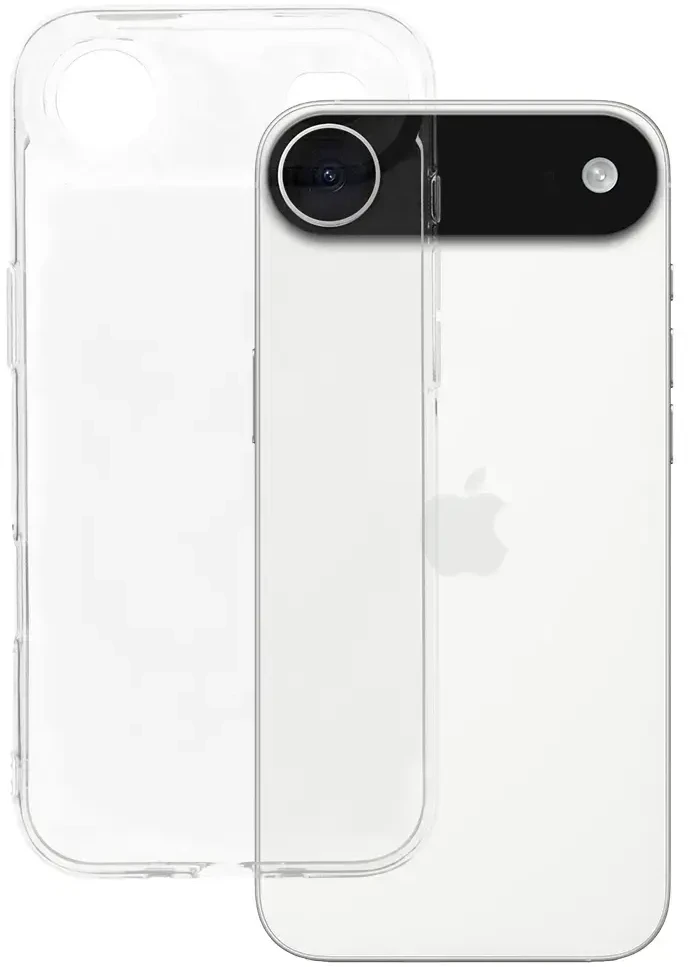 Fusion Accessories „Topt Back“ 2 mm „Perfect“ dėklas, skirtas „Apple iPhone 17 AIR“, skaidrus