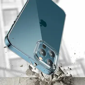 Fusion Accessories „Topt Back“ 2 mm „Perfect“ dėklas, skirtas „Apple iPhone 17 AIR“, skaidrus