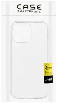 Fusion Accessories „Topt Back“ 2 mm „Perfect“ dėklas, skirtas „Apple iPhone 17 AIR“, skaidrus