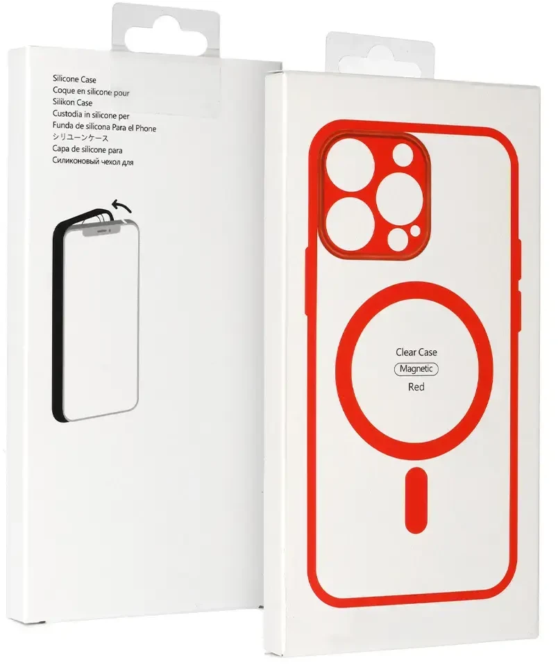 Fusion Accessories Topt Acrylic Color Magsafe Dėklas skirtas Samsung Galaxy S25 Ultra raudonos spalvos