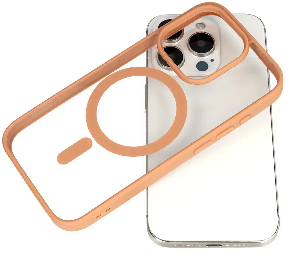 Fusion Accessories Topt Acrylic Color Magsafe dėklas skirtas Apple iPhone 12 Pro desert titanium