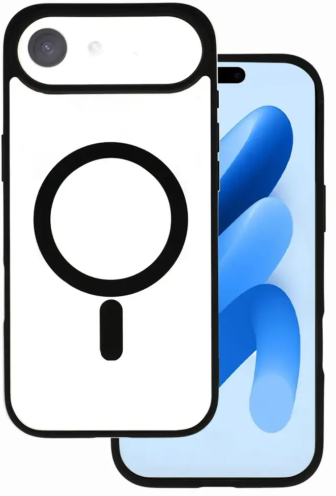 Fusion Accessories Topt Acrylic Color Magsafe dėklas skirtas Apple iPhone 17 Air juodos spalvos