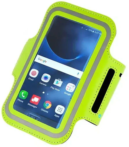 Toptel Topt Armband SLIM Type 1 dėklas skirtas Apple iPhone 15 Pro Max/16 Pro Max/Samsung A15/A16/A25/A34/A55/M35/S20 FE/S24 FE/S24 Plus/S24 Ultra (6,0 Inches) Raudonas