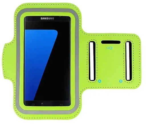 Toptel Dėklas „Topt Armband SLIM Type 1“ Apple iPhone 15 Pro Max/16 Pro Max/Samsung A15/A16/A25/A34/A55/M35/S20 FE/S24 FE/S24 Plus/S24 Ultra (6,0 colių) žalias