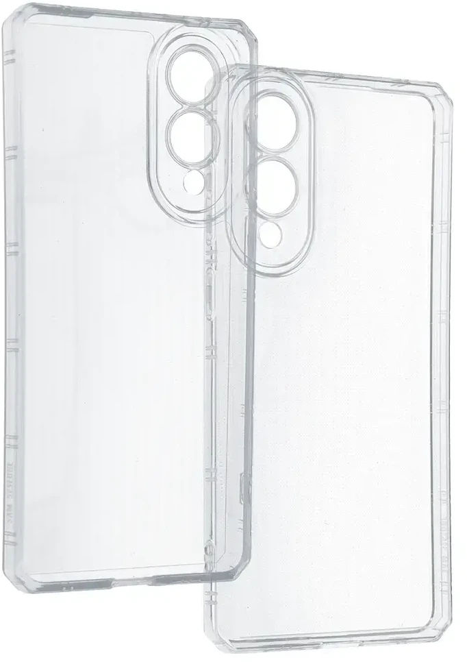 Fusion Accessories Topt Armor Antishock dėklas, skirtas Samsung Galaxy S25 Edge, skaidrus