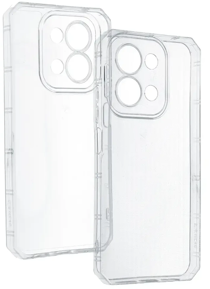 Fusion Accessories Topt Armor Antishock Dėklas skirtas Xiaomi Redmi 15C 4G/5G skaidrus