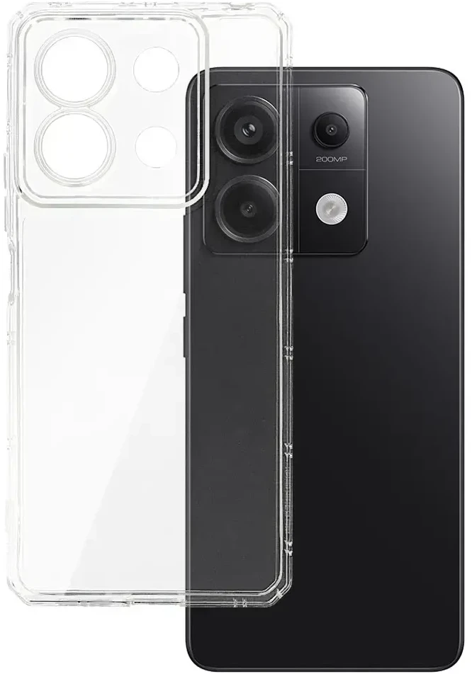 Fusion Accessories Topt Armor Antishock dėklas skirtas Xiaomi Redmi Note 13 Pro 5G skaidrus