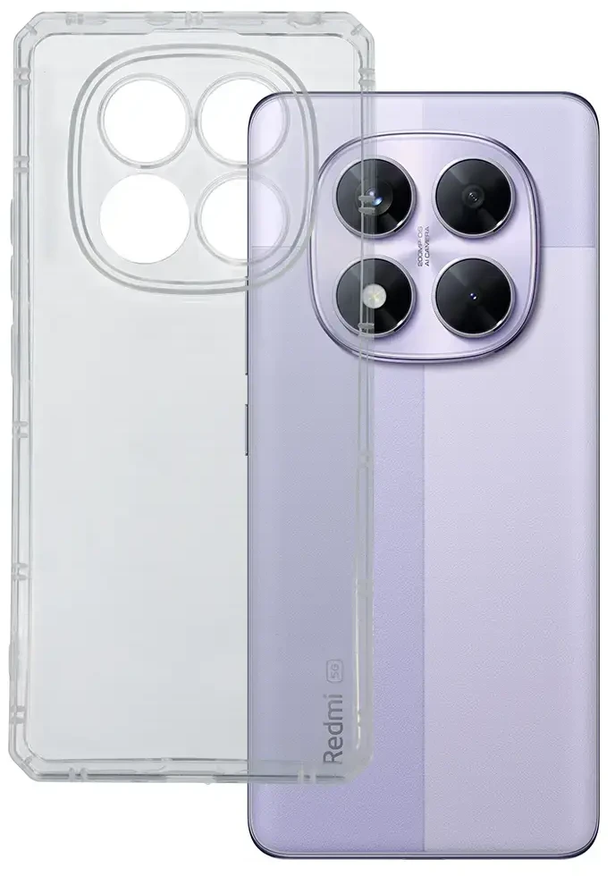 Fusion Accessories Topt Armor Antishock Dėklas skirtas Xiaomi Redmi Note 14 Pro 4G skaidrus