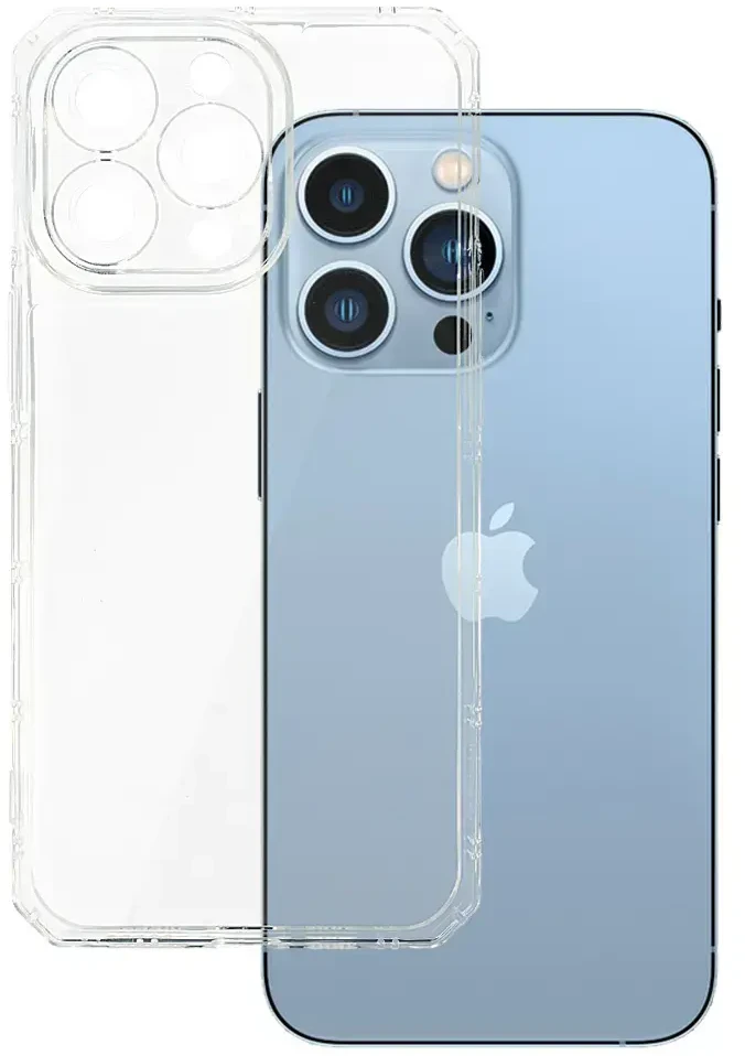 Fusion Accessories Topt Armor Antishock dėklas skirtas Apple iPhone 13 Pro skaidrus
