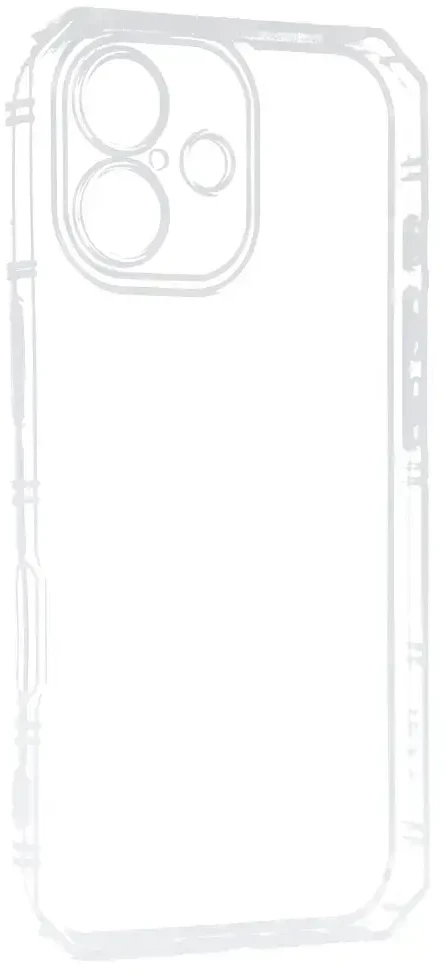 iLike Topt Armor Antishock Dėklas skirtas Apple iPhone 17 skaidrus