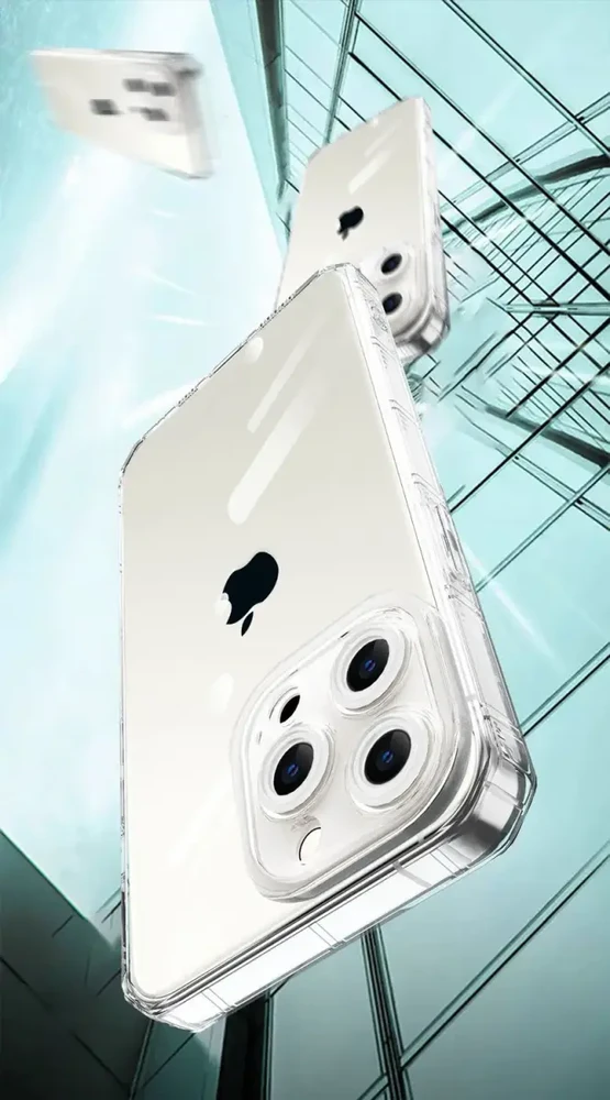Fusion Accessories Topt Armor Antishock dėklas skirtas Apple iPhone 13 Pro skaidrus