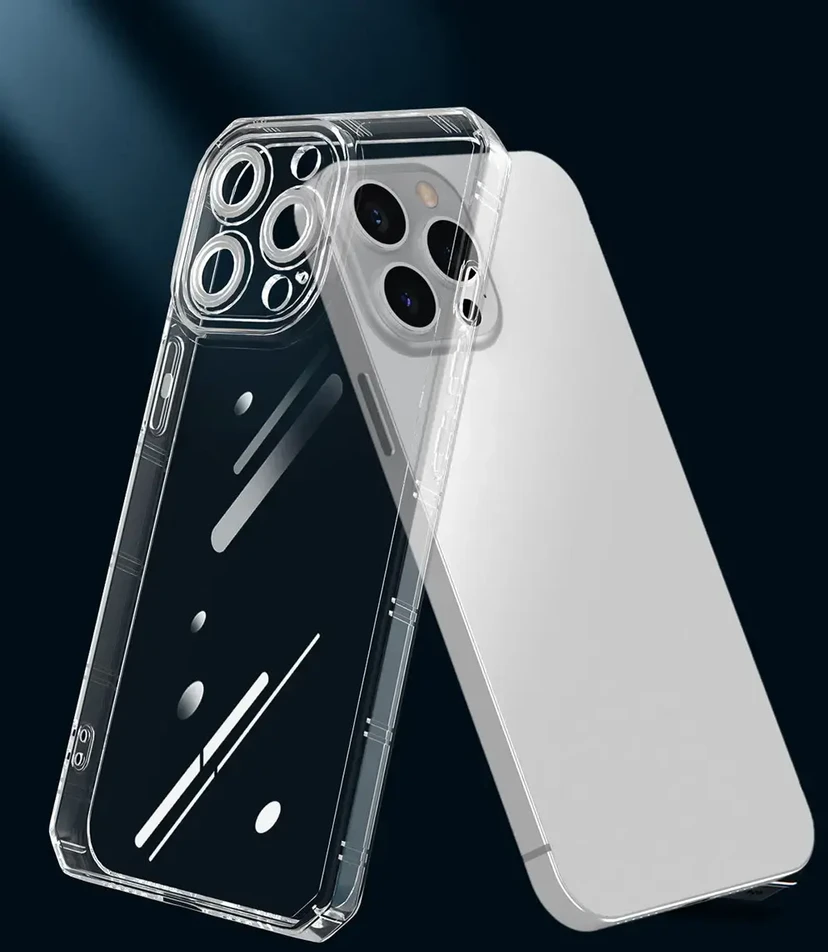 Fusion Accessories Topt Armor Antishock dėklas skirtas Apple iPhone 13 Pro skaidrus