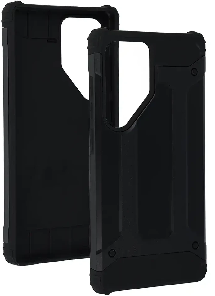 Fusion Accessories Topt Armor Carbon dėklas skirtas Samsung Galaxy S25 Ultra juodos spalvos