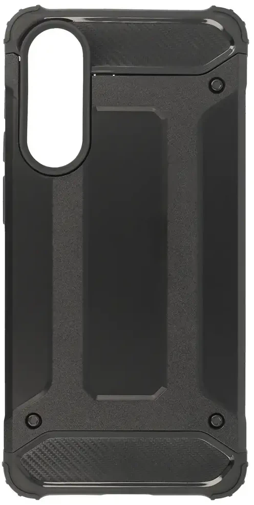 Fusion Accessories Topt Armor Carbon dėklas, skirtas „Samsung Galaxy S25 Edge“, juodos spalvos