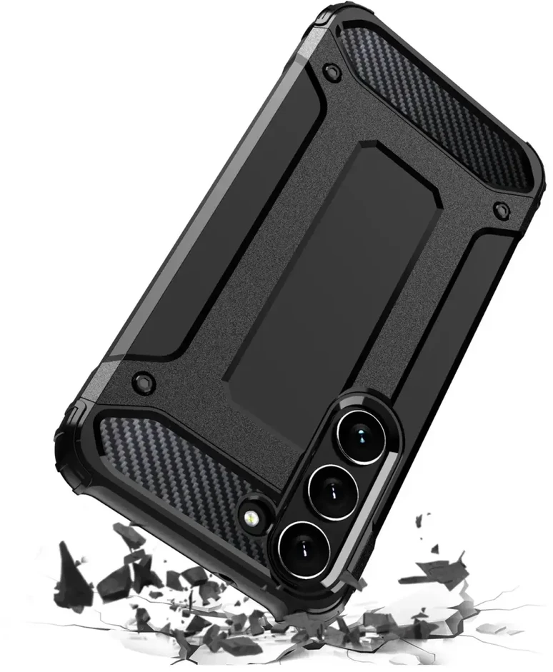 Fusion Accessories Topt Armor Carbon dėklas skirtas Samsung Galaxy S25 Ultra juodos spalvos