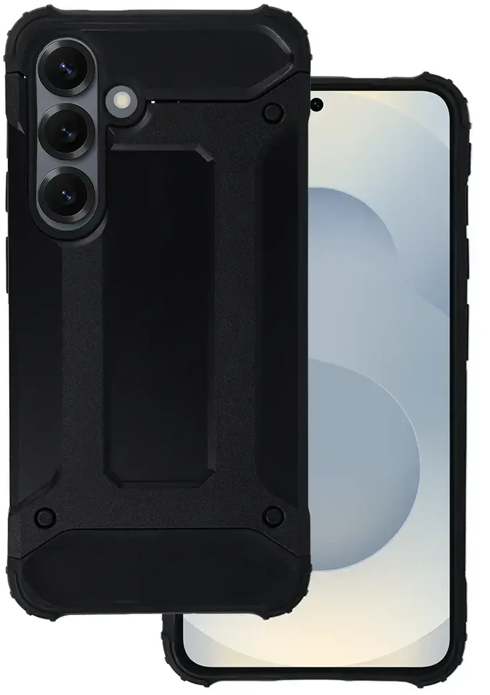 Fusion Accessories Topt Armor Carbon Dėklas skirtas Samsung Galaxy S25 juodos spalvos