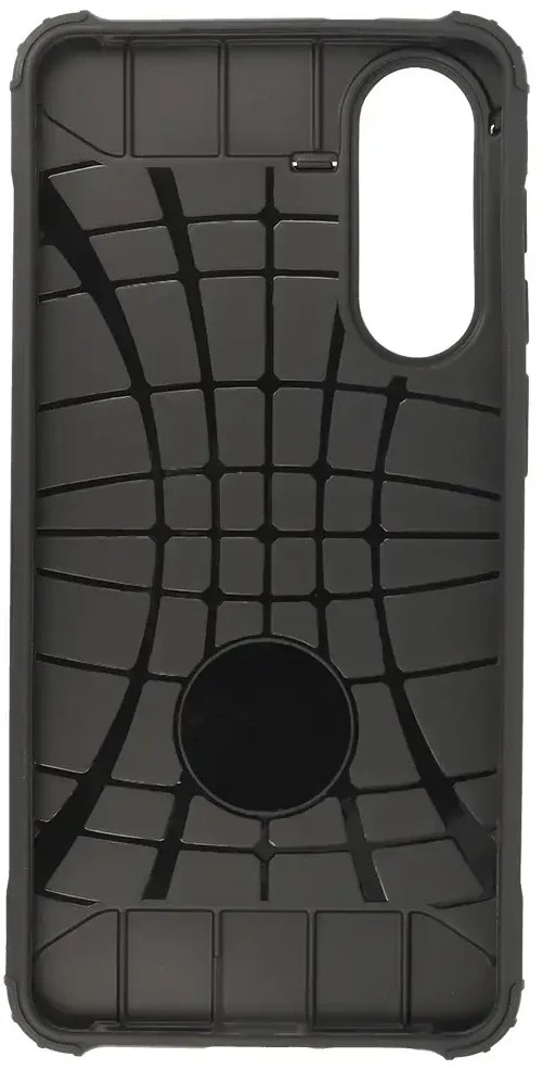 Fusion Accessories Topt Armor Carbon dėklas, skirtas „Samsung Galaxy S25 Edge“, juodos spalvos