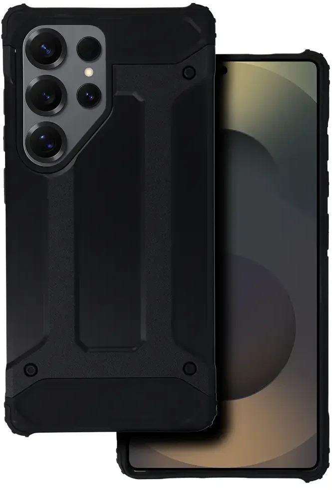 Fusion Accessories Topt Armor Carbon dėklas skirtas Samsung Galaxy S25 Ultra juodos spalvos