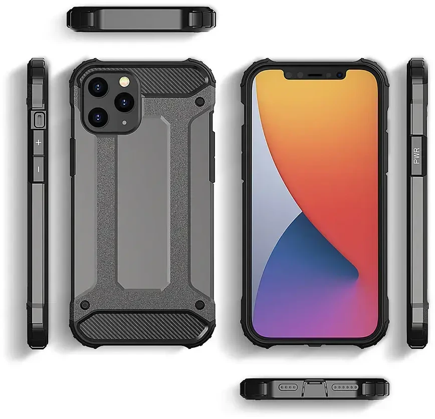 Toptel Topt Armor Carbon Dėklas skirtas Apple iPhone 14 juodos spalvos