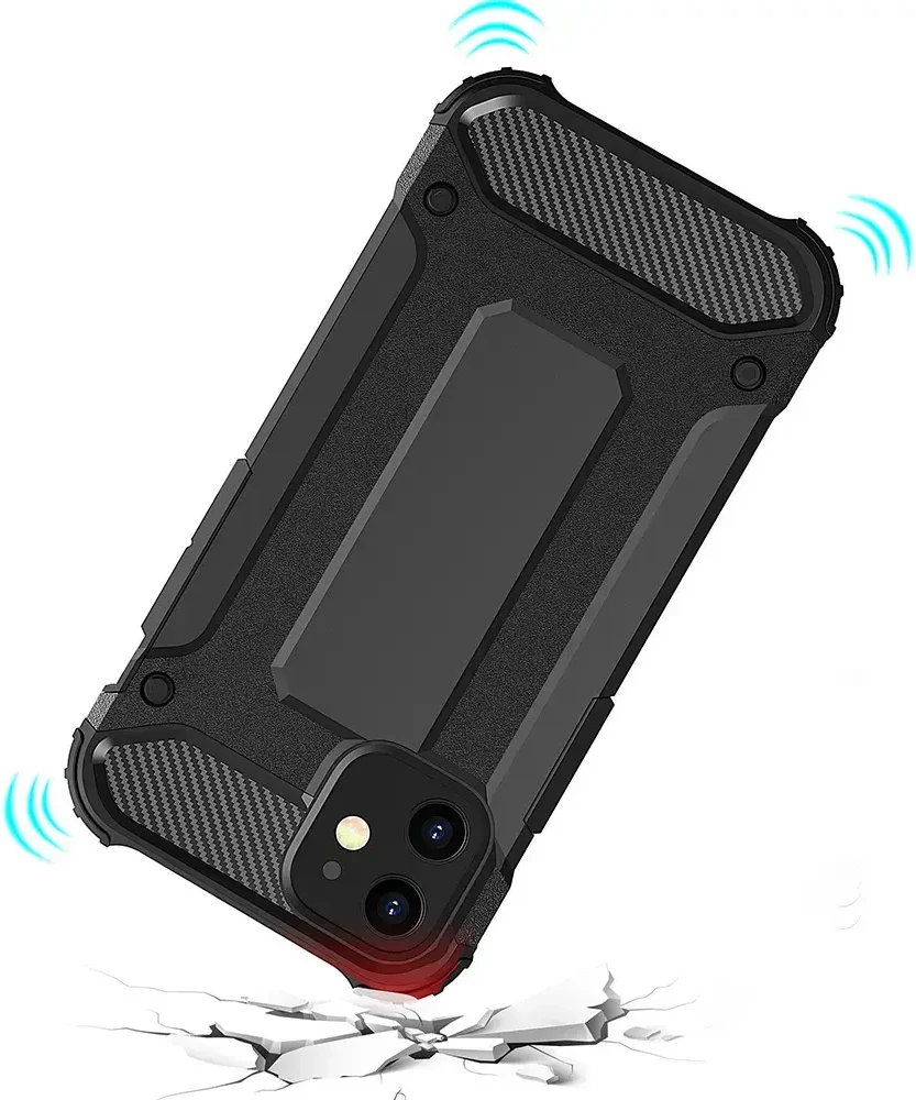 Toptel Topt Armor Carbon Dėklas skirtas Apple iPhone 14 juodos spalvos