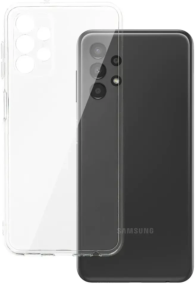 Dėklas Fusion Accessories Topt Galinis dangtelis 2 mm idealiai tinkantis Samsung Galaxy A13 4G skaidrus