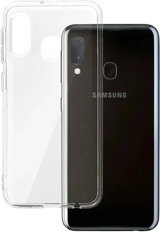 Fusion Accessories Topt Back dėklas 2 mm Perfect skirtas Samsung Galaxy A20E skaidrus