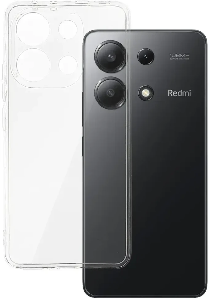 Fusion Accessories Topt Back dėklas 2 mm Perfect skirtas Xiaomi Redmi Note 13 4G skaidrus