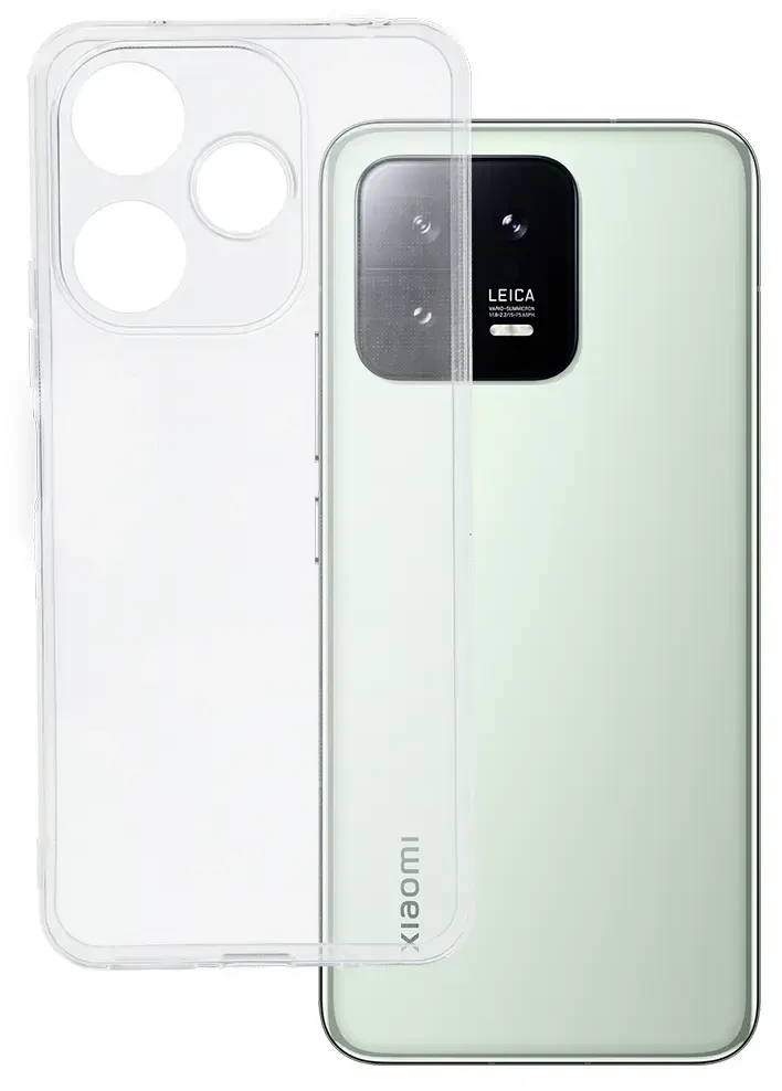 Dėklas Fusion Accessories Topt Galinis dangtelis 2 mm idealiai tinkantis Xiaomi Redmi 13 skaidrus