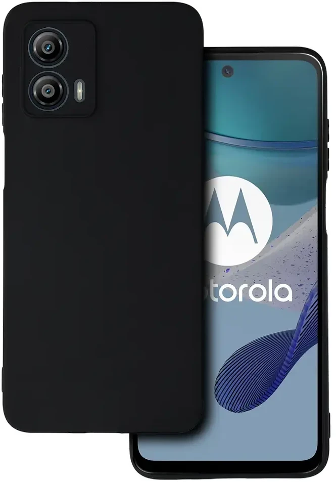 Fusion Accessories Topt Back Dėklas Matinis skirtas MOTOROLA MOTO G53 juodos spalvos