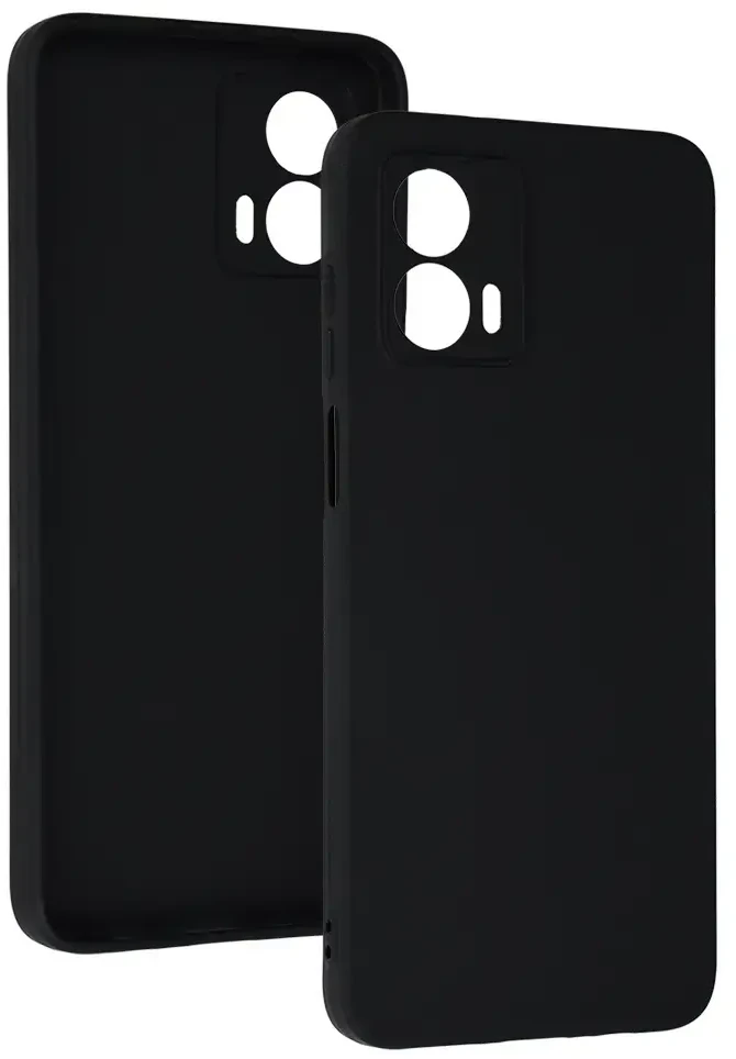 Fusion Accessories Topt Back Dėklas Matinis skirtas MOTOROLA MOTO G53 juodos spalvos