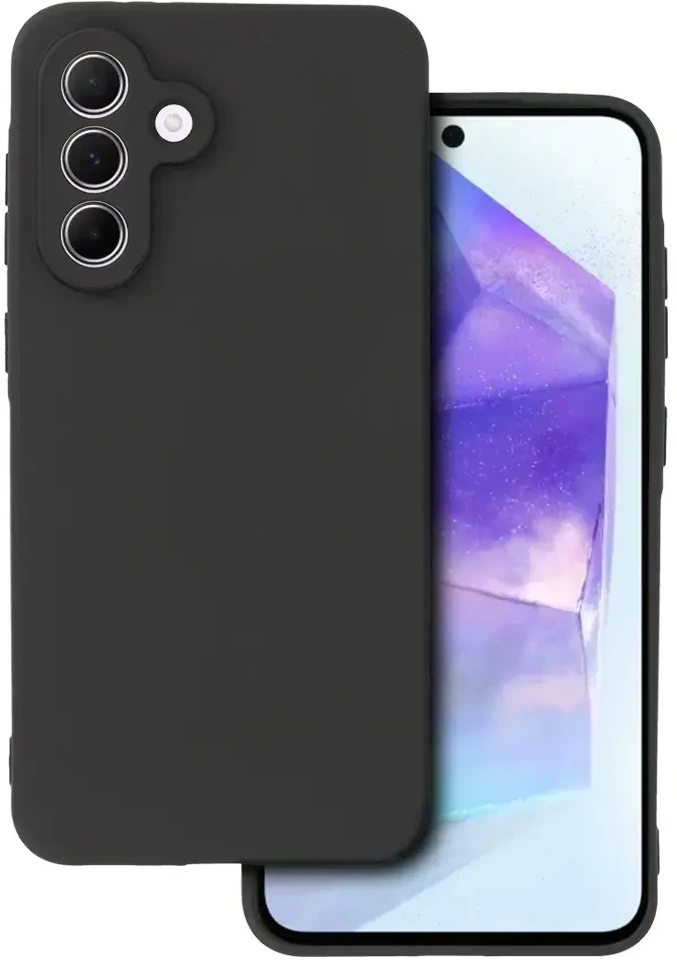 Fusion Accessories Topt Back dėklas Matinis skirtas Samsung Galaxy A56 5G juodos spalvos