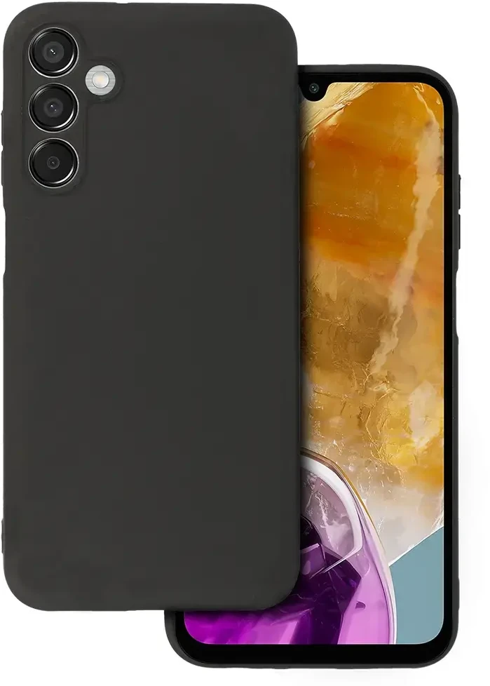 Fusion Accessories Topt Back Dėklas Matinis skirtas Samsung Galaxy M15 5G juodos spalvos