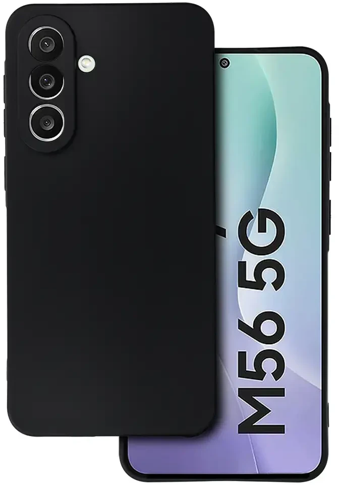 Fusion Accessories Topt Back Dėklas Matinis skirtas Samsung Galaxy M56 5G juodos spalvos