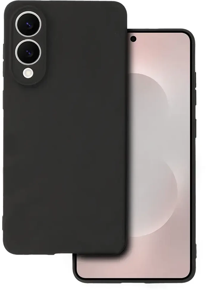 Fusion Accessories Topt Back dėklas Matinis skirtas Samsung Galaxy GALAXY S25 EDGE juodos spalvos