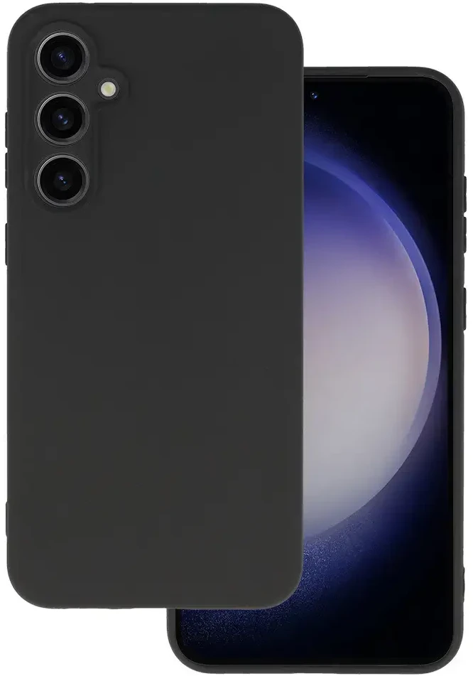 Dėklas Fusion Accessories Topt Galinis dangtelis Matinis skirtas Samsung Galaxy S23 FE juodos spalvos