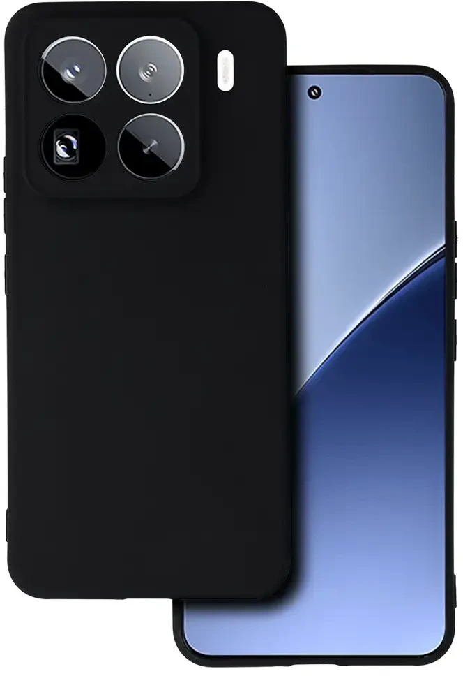 Toptel Topt Back Matinis XIAOMI 15 PRO 5G dėklas telefonui juodos spalvos