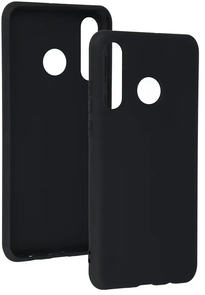 Fusion Accessories Topt Back Dėklas Matinis skirtas Huawei P30 Lite juodos spalvos