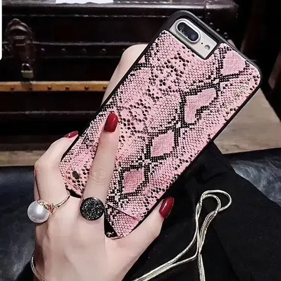Dėklas Toptel Topt Krepšys telefonui – SNAKE Leather – Apple iPhone XS Max pilkos spalvos