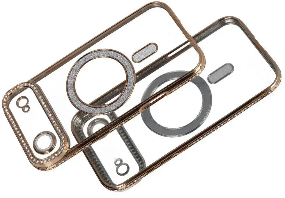 Toptel Topt Bling Magsafe Dėklas skirtas Apple iPhone 17 Air aukso spalvos