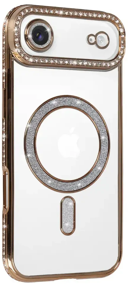 Toptel Topt Bling Magsafe Dėklas skirtas Apple iPhone 17 Air aukso spalvos