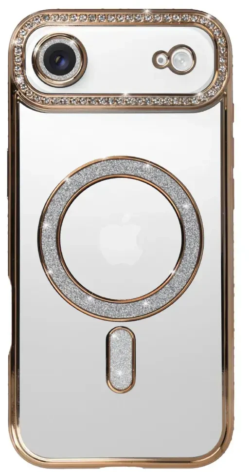 Toptel Topt Bling Magsafe Dėklas skirtas Apple iPhone 17 Air aukso spalvos