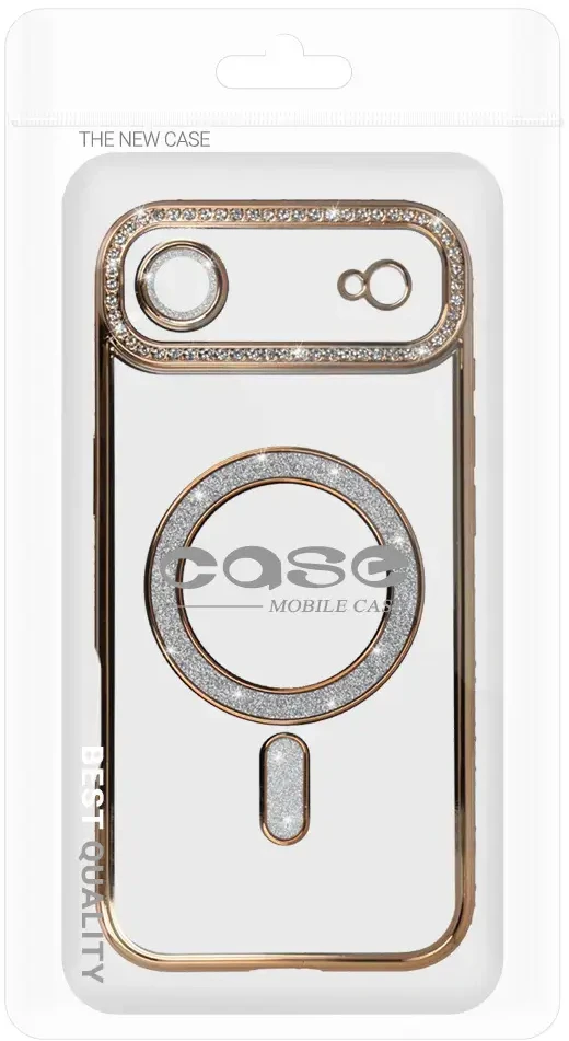 Toptel Topt Bling Magsafe Dėklas skirtas Apple iPhone 17 Air aukso spalvos