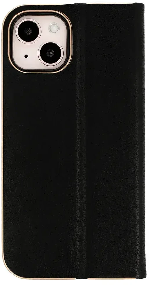 Fusion Accessories Topt Book dėklas su rėmeliu skirtas Huawei P8 Lite 2017/P9 Lite 2017 juodos spalvos