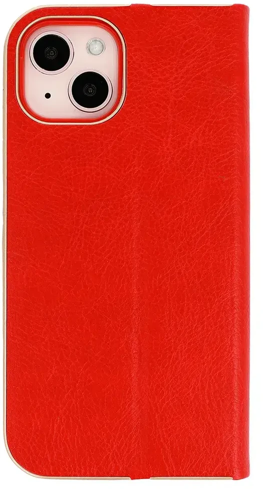 Fusion Accessories Topt Book dėklas su rėmeliu skirtas Xiaomi Redmi 9T raudonos spalvos