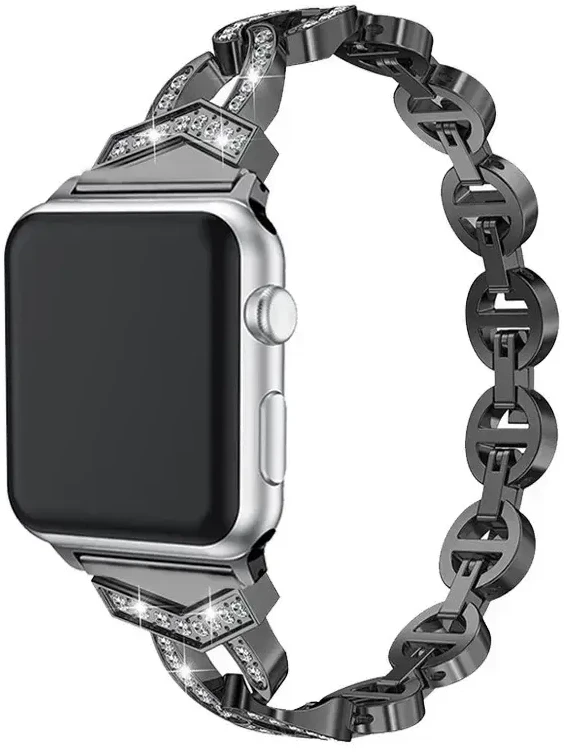 Išmaniojo laikrodžio apyrankė Oem, skirta Apple Watch (42/44/45 mm), Grafito spalvos