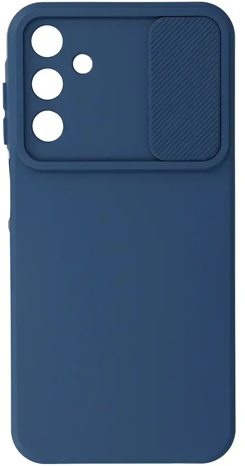 Dėklas Fusion Accessories Topt Camshield Soft skirtas Samsung Galaxy A15 4G/5G mėlynos spalvos